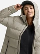 Пуховик зимний длинный женский Jack Wolfskin Frozen Palace Coat W Rds 1204133-A0056 S Бежевый (4064886599641) - изображение 3