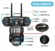 Уличная поворотная тройная камера видеонаблюдения на 3 линзы 12MP WIFI SC28 V380 PRO - изображение 4