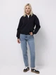Толстовка на молнии без капюшона женская Colin's CL1065678NAV XS Navy (8684112834412) - изображение 3