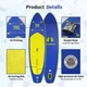 Дошка для веслування стоячи FunWater SUPFW28A 350*87*15 см - изображение 3