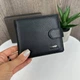 Кошелек мужской Lacoste из натуральной кожи, черный - изображение 3