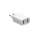 Мережевий Зарядний Пристрій Borofone BA39A QC3.0 Type-C 2USB 18W Колір Білий - изображение 4
