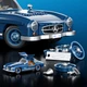 Преміум машинка-конструктор Mattel Brick Shop Hot Wheels Mercedez-Benz 300 SL 1600 деталей (HWW25) - зображення 4