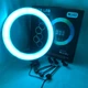 Кольцевая LED лампа RGB MJ45 Ring 45 см комплектация адаптер со встроенным кабелем, держатели для телефона, пульт - изображение 8