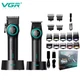 Набор VGR 2 в 1 V-001 V-977 BLACK, аккумуляторная машинка для стрижки и триммер. Цвет: черный - изображение 1