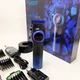 Профессиональная машинка для стрижки волос VGR V-001 BLUE с дисплеем 9000 об/мин и 10 насадками 1,5-24 мм - изображение 4