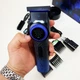 Профессиональная машинка для стрижки волос VGR V-001 BLUE с дисплеем 9000 об/мин и 10 насадками 1,5-24 мм - изображение 5