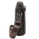 Мужская кожаная сумка через плечо коричневая Tiding Bag SM8-9686-4C - изображение 4