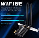 Беспроводной адаптер карта Fenvi 5374Mbps WiFi 6E PCIe Bluetooth 5.3 6G/5G/2.4G MT7922 802.11ax для ПК - изображение 7