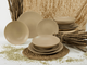 Набор столовой посуды CreaTable Vesuvio Sand из 12 предметов на 4 персоны керамогранит песочно-бежевый - изображение 7