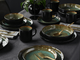 Набор столовой посуды CreaTable Nordic Fjord Green из 16 предметов на 4 персоны керамика зеленый - изображение 5
