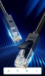 Кабель UGREEN NW102 Cat 6 UTP Lan Cable 1m (чорний) (20159) - зображення 3