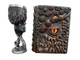 Подарочный набор Бокал 3D Кот и Блокнот 3D «Жар Сердца Дракона» - изображение 1