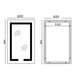Зеркало 60x80 см LED Touch Сенсор Фасадне підсвічування Антизапотівне Mixxus HARD MR06-60x80-CASE Стекло 5 мм із Срібною амальгамою Алюмінієвий каркас Часи Товщина 3 см (MI7157) - зображення 9