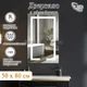Дзеркало 50x80 см LED Touch Сенсор Фасадне підсвічування Діммер Антизапотівне Mixxus Hard HARD MR07-50x80 Скло 5 мм з Срібною амальгамою Алюмінієвий каркас Товщина 3 см (MX9992) - изображение 1