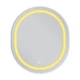 Дзеркало 80x70 см Антизапотівне LED Touch Сенсор Фасадне підсвічування Діммер Антизапотівне Mixxus Premium ELLIPSE MV05-80x70-Reverse WHITE Anti-fog підігрів Скло 5 мм з Срібною амальгамою Алюмінієвий каркас Товщина 3 см (MP6645) - изображение 7