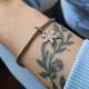 Серебряный шарм подвеска Снежинка с Белыми Камнями серебро 925 покрыто родием 492 1.16г - изображение 3