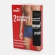Набор трусов боксеров мужских хлопковых Puma Elements Men Striped Boxers 2P 93884204 L 2 шт Black/White (8720245833868) - изображение 5