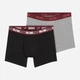 Набор трусов боксеров мужских хлопковых Puma Men Chromatic Waistband Boxers 2P 94712201 L 2 шт Red/Grey/Black (8720245967372) - изображение 6