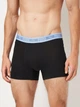 Набор трусов боксеров мужских хлопковых Puma Men Chromatic Waistband Boxers 2P 94712202 S 2 шт Light Blue (8720245966344) - изображение 3
