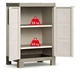 Шафа Keter Kis Excellence Low Cabinet бежева низька пластикова багатофункціональна (241048) - изображение 4