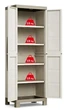 Шафа Keter Kis Excellence High Cabinet висока 182х65х45 см 4 полиці багатофункціональна пластикова (241046) - изображение 4