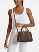 Сумка крос-боді через плече жіноча зі штучної шкіри середня Michael Kors Laila 30S5G9IS1B 252 Коричнева (800070345269) - зображення 2