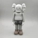 Статуетка Kaws Companion сірого кольору 18 см. Дизайнерська іграшка Кавс сірий - зображення 1