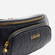 Сумка на пояс бананка жіноча зі штучної шкіри Liu Jo AA5162E0538 22222 Чорна (800070348842) - зображення 4