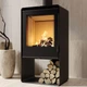 Піч сталева M-Fire Santorini з дровником (12kW) - изображение 1