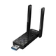 WiFi адаптер двухдиапазонный Hoco HI34 Dual-Band (USB, WiFi 6, 2.4Ghz, 5Ghz, 600 Мбит/с). Black - изображение 1