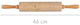 Wałek do ciasta Maku marmurowy 46 cm (6410416277028) - obraz 2