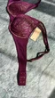 Бюстгальтер Thirdlove Feather Lace Plunge Bra - фуксія - 70Е - изображение 7
