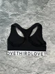 Спортивний топ борцівка на широкій резинці THIRDLOVE - чорний - XL - зображення 2