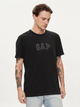 Футболка бавовняна довга чоловіча Gap 570044-02 L Чорна (1200119648660) - зображення 1