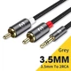 Кабель аудио Essager 3,5 мм Jack to 2RCA 3м Grey (EYPZJ-MYC0G) - изображение 1