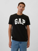 Футболка бавовняна довга чоловіча GAP 542246-03 2XL Чорна (1200136224540) - зображення 1