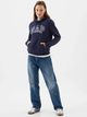 Bluza damska z kapturem kangurka GAP 870537-05 2XL Granatowa - obraz 3