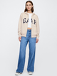 Толстовка на блискавці утеплена на флісі з капюшоном жіноча GAP 678782-04 XS Бежева (1200138889426) - зображення 3