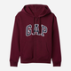 Bluza damska rozpinana streetwear polarowa GAP 678782-10 S Bordowa - obraz 4