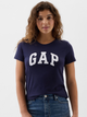 Футболка бавовняна жіноча GAP 729555-00 L Темно-синя (1200139319403) - зображення 1