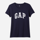 Футболка бавовняна жіноча GAP 729555-00 XXS Темно-синя (1200139319434) - зображення 4