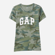Футболка бавовняна жіноча GAP 729555-10 2XL Камуфляжна (1200139319885) - зображення 4