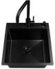Кухонная мойка VLS51 Black (Матовая)+Смеситель+Дозатор+Сифон - изображение 3