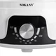 Электрическая сушилка для овощей и фруктов Sokany SK-10072 электросушилка для мяса на 5 лотков сушка для джерок 350 Вт Белый - изображение 5