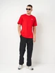 Футболка хлопковая длинная мужская Converse CVM5T876 L Red (0198820093330) - изображение 3