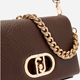 Torebka crossbody damska z łańcuszkiem Liu Jo AF5138E0161 90912 Brązowa (800070345575) - obraz 6