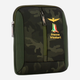 Сумка крос-боді через плече чоловіча тканинна Aeronautica Militare Tracolla AM520-VECA Зелена (800070317548) - зображення 3