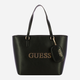 Сумка шопер жіноча зі штучної шкіри Guess Beacon HFVG9035230 BLA Чорна (800070346623) - зображення 1