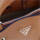 Torebka crossbody damska Guess Meridian HWBG6974060 COG Brązowa (800070344307) - obraz 5
